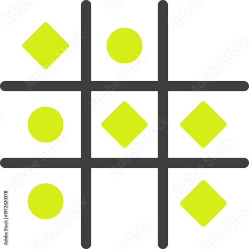 Tic Tac Toe Vector Icon
