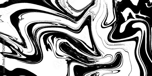 abstract black and white liquid marble texture seamless vector illustration with modern technology inspired fluid patterns and elegant monochrome design