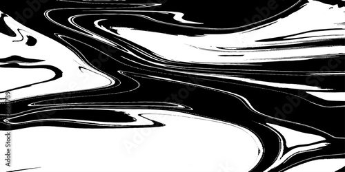 abstract black and white liquid marble texture seamless vector illustration with modern technology inspired fluid patterns and elegant monochrome design