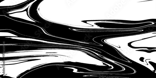 abstract black and white liquid marble texture seamless vector illustration with modern technology inspired fluid patterns and elegant monochrome design