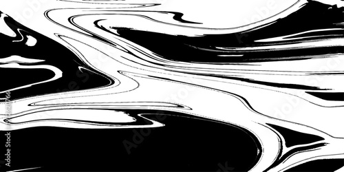abstract black and white liquid marble texture seamless vector illustration with modern technology inspired fluid patterns and elegant monochrome design