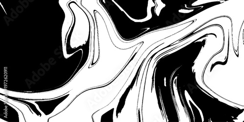abstract black and white liquid marble texture seamless vector illustration with modern technology inspired fluid patterns and elegant monochrome design