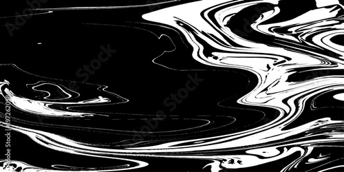 abstract black and white liquid marble texture seamless vector illustration with modern technology inspired fluid patterns and elegant monochrome design