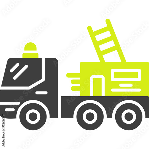 Fire Truck Vector Icon