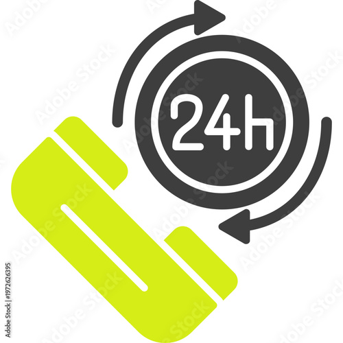 24h Vector Icon