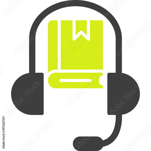 Audio Book Vector Icon