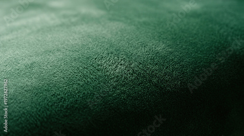 Close-Up Photo of Green Velvet Fabric Texture for Interior Design and Craft Projects