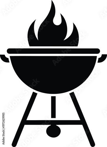 BBQ Tandoori silhouette vector art Illustration