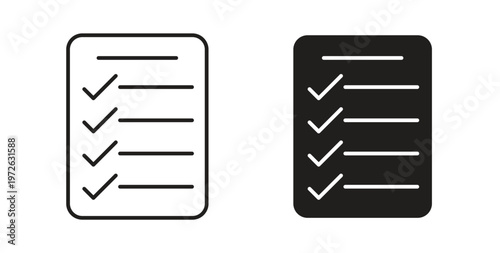 Guidelines icon on white background. icon set