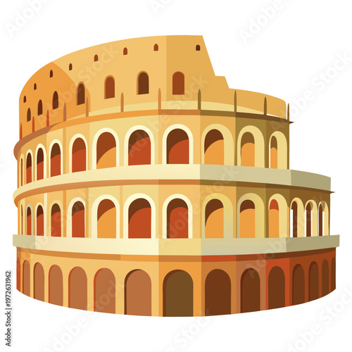 The colosseum in rome italy