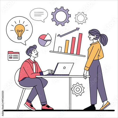 Business Professional Dialogue and Idea
