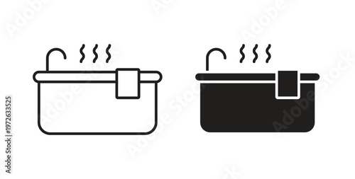 Jacuzzi icon on white background. icon set