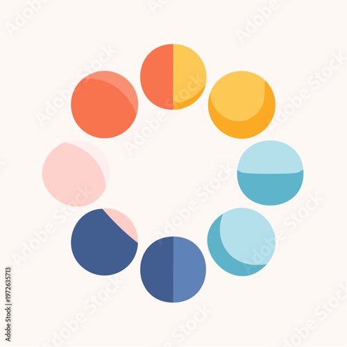 Phases Lune Géométriques
