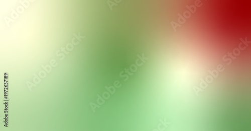 Blurred gradient background transitioning from green to red with a bright centre
