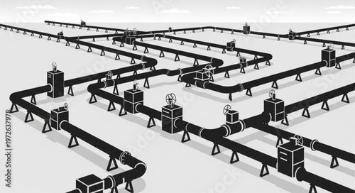 Automated industrial conveyor belt system transporting packages.