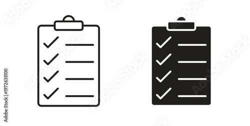 Planning icon on white background. icon set