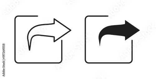 Share icon on white background. icon set