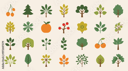 A minimalist illustration of a leafy branch evokes a sense of freshness and growth. Perfect for backgrounds, website graphics, or to represent nature 