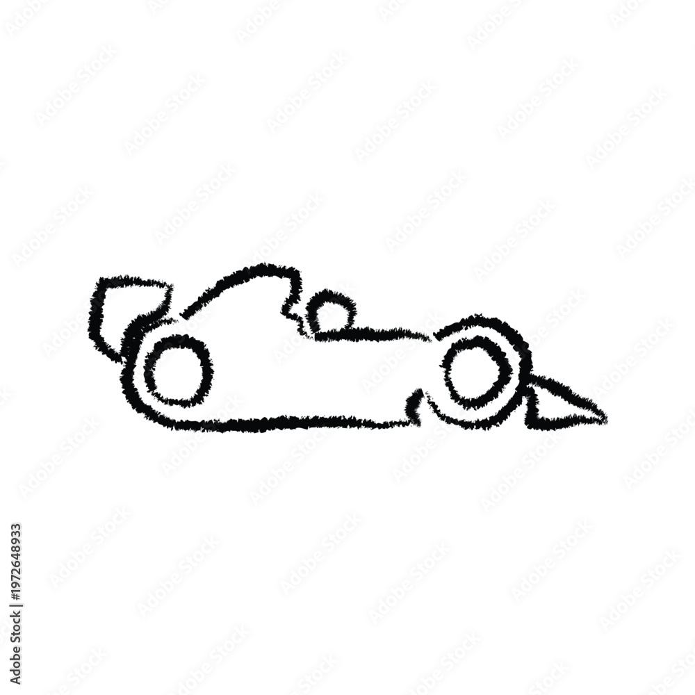 Obraz premium Race Car Icon