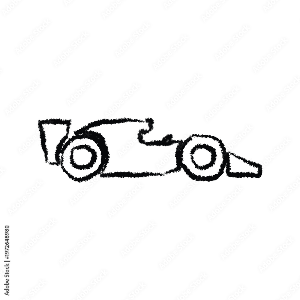 Obraz premium Race Car Icon