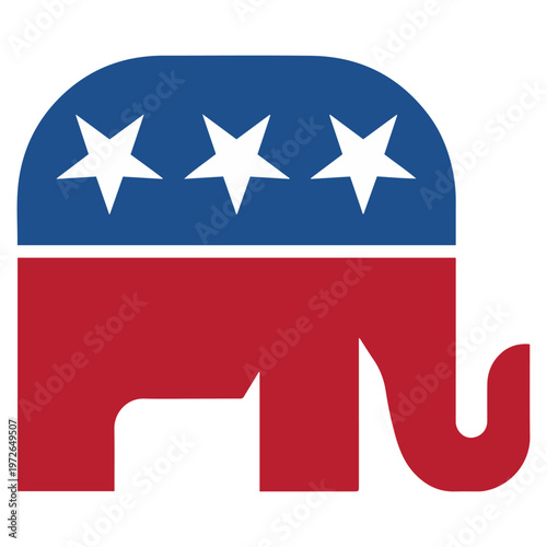 republican elephant election symbol icon