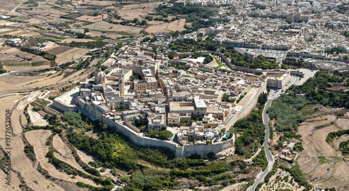 Mdina fortified city and bastion walls - Mdina, Malta