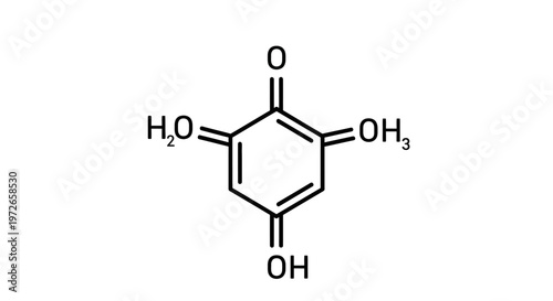 Chemical Structure of a Complex Aromatic Organic Compound