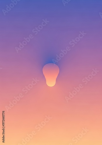 A minimalist, ethereal background featuring soft light and gradient colors, symbolizing the quiet void and the potential for deep inner peace, openness, new, minimalist