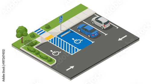 Accessible Parking Lot Design.