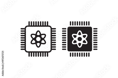 Microchip Processor Icon Set