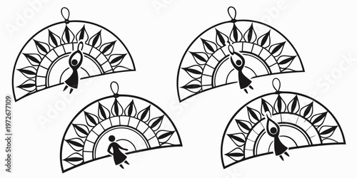 A stylized illustration of a snail with a spiral shell and a human figure on its back