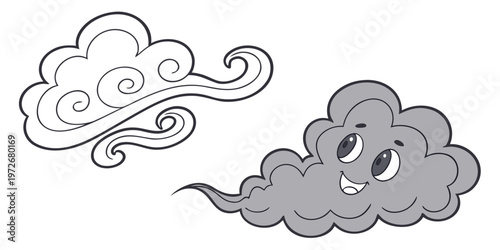 A baby elephant playfully interacting with a butterfly