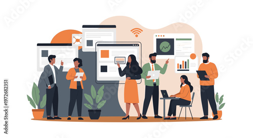 A calming image featuring a potted plant, ideal for conveying a sense of tranquility, well-being, or adding a natural element to digital designs and m