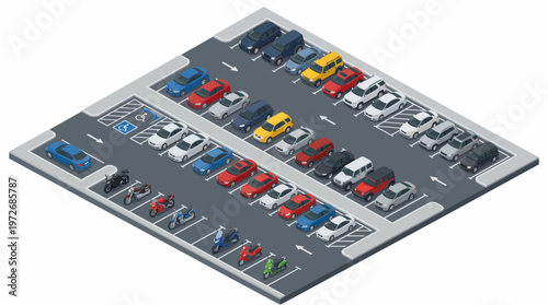 Toy cars on a track.