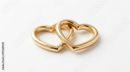 Elegant Gold Heart-Shaped Earrings for Romantic Jewelry and Gift Ideas