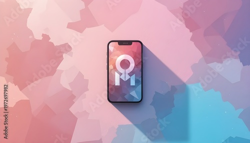 mobile phone with map