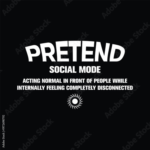 streetwear pretend social mode typography for urban apparel brand