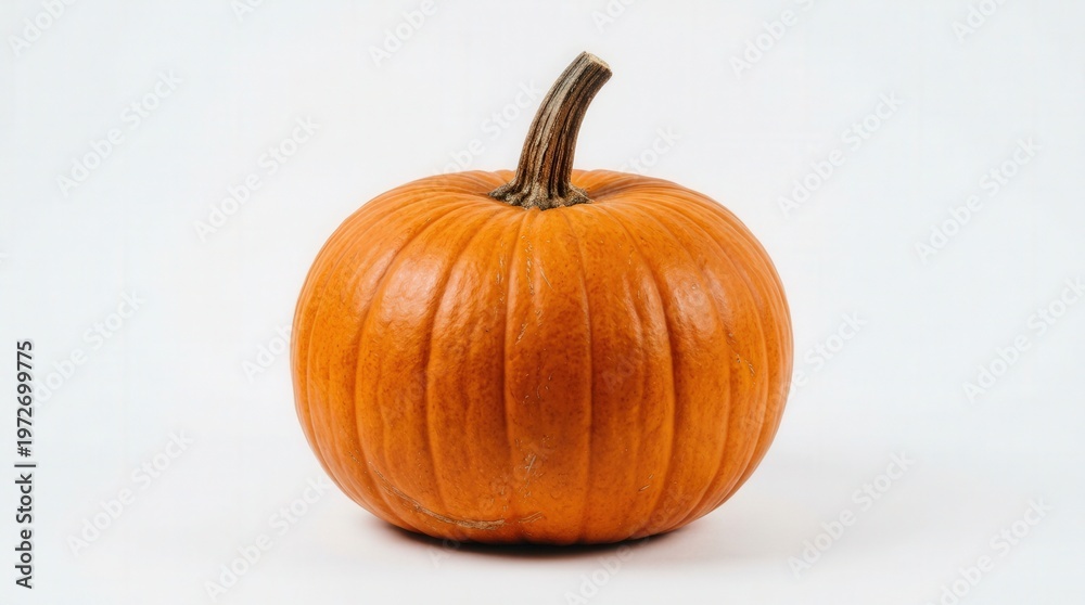 Obraz premium Realistic Pumpkin Photo for Autumn Harvest and Fall Decor