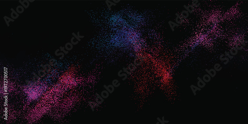 Vibrant Nebula in Deep Space with Cosmic Dust and Stars.