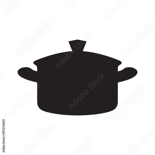 cooking pot vector illustration Silhouette designe