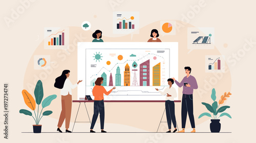 A minimalist background with organic shapes and muted colors. Perfect for website design, presentations, or adding a subtle, modern aesthetic to digit