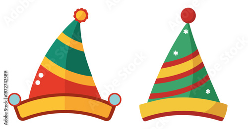 Festive party hats for celebrations and special occasions