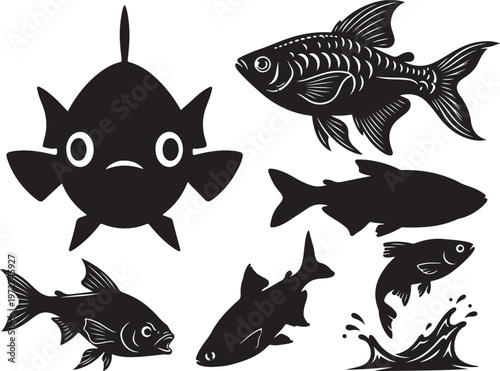 Small Neon Tetra Fish with Streamlined Body Shape