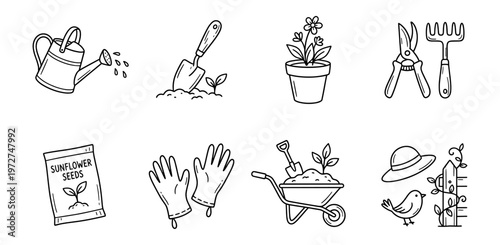 Home & Lifestyle Doodles_Gardening Doodles