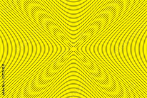 Yellow abstract background with subtle concentric circular lines and optical pattern 
Bright yellow gradient smooth background with soft geometric effect