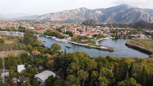 Aerial High Angle View of D...