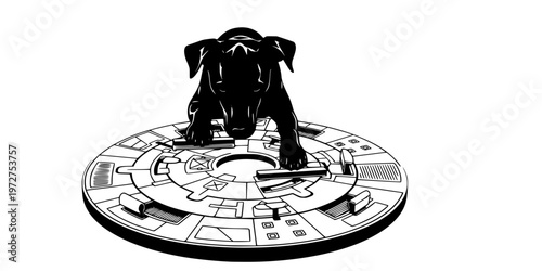 Pet Puzzle Enrichment Toy Mental Stimulation Icon