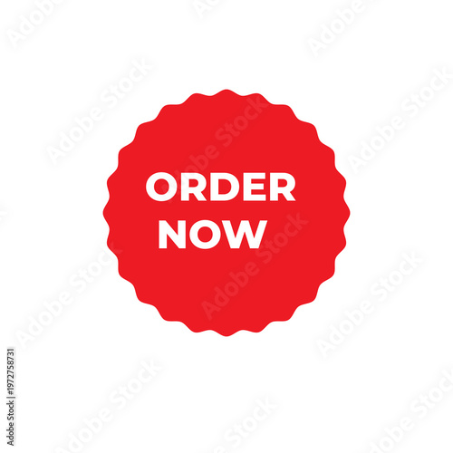 Order Now Call to Action Badge