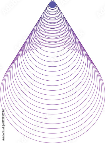 Concentric Circles: A visual representation of converging lines and circular forms, evoking concepts of pattern, structure, and depth, where each circle appears as an echo of the last.
