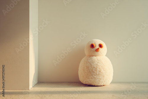 sleek futuristic vehicle rests against breathtaking desert landscape emphasizing its minimalist design